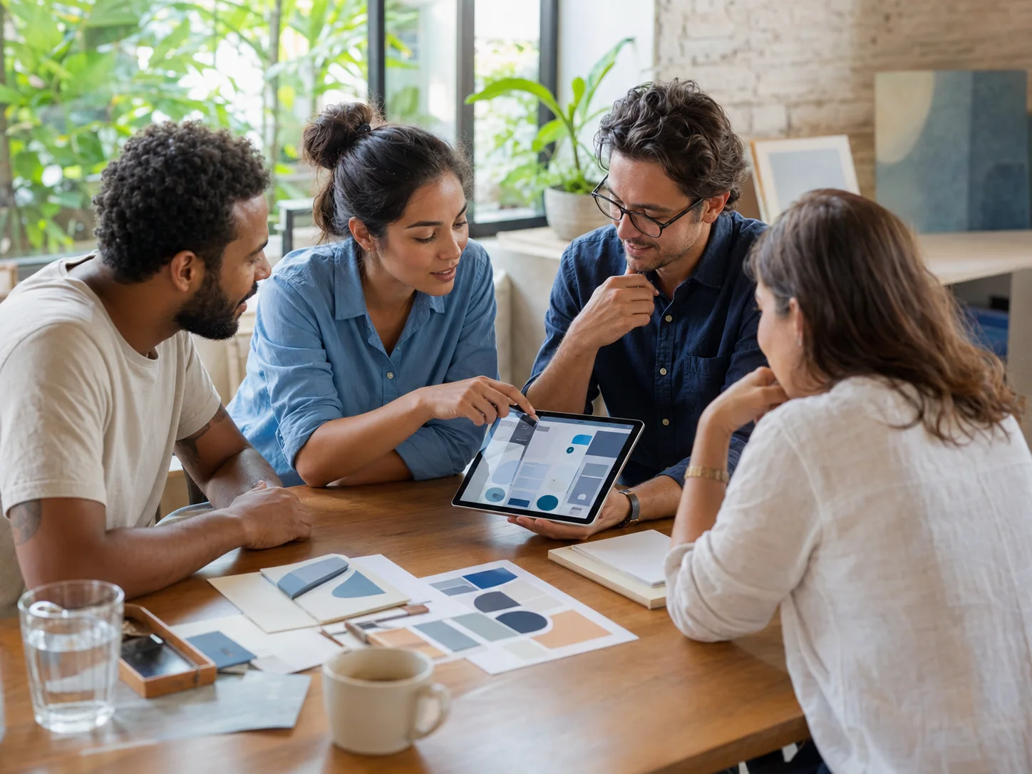 Equipe da ZeroX e cliente construindo um produto digital juntos